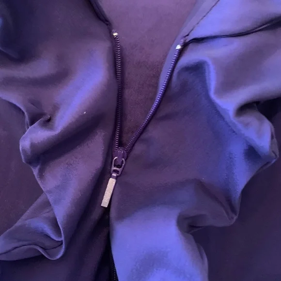 Joseph Ribkoff Purple Ruffled Blazer - Picture 4 of 5